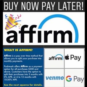 Pay with AFFIRM Installments